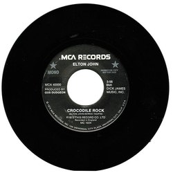 Elton John Crocodile Rock Vinyl 7" USED