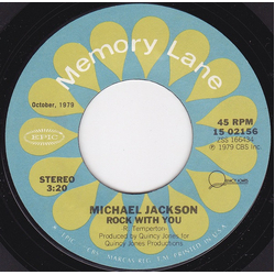 Michael Jackson Rock With You Vinyl 7" USED