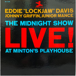 Eddie "Lockjaw" Davis / Johnny Griffin / Junior Mance Live! The Midnight Show Vinyl LP USED
