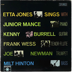 Etta Jones / Junior Mance / Kenny Burrell / Frank Wess / Joe Newman / Milt Hinton Etta Jones Sings Vinyl LP USED