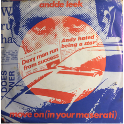 Andy Leek Move On (In Your Maserati) Vinyl 7" USED