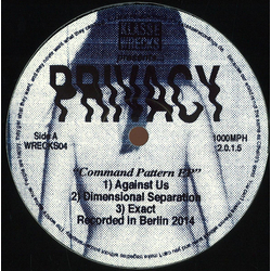 Privacy (3) Command Pattern EP Vinyl 12" USED