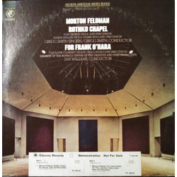 Morton Feldman Rothko Chapel / For Frank O'Hara Vinyl LP USED