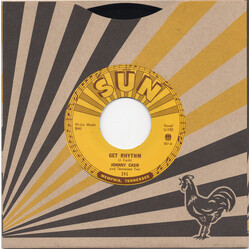 Johnny Cash & The Tennessee Two Get Rhythm / I Walk The Line USED VINYL 7INCH 45 RPM SINGLE REISSUE