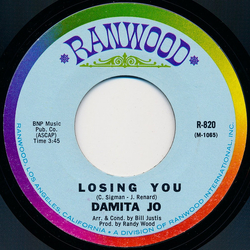 Damita Jo Losing You Vinyl 7" USED