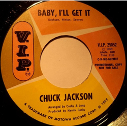 Chuck Jackson Baby I'll Get It Vinyl 7" USED