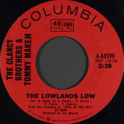 The Clancy Brothers & Tommy Makem The Lowlands Low Vinyl 7" USED