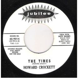 Howard Crockett The Times / If Someone Must Go Vinyl 7" USED