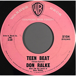 Don Ralke Teen Beat / Four Paces East Vinyl 7" USED