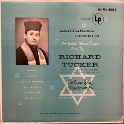 Richard Tucker (2) Cantorial Jewels (Ten Greatest Hebrew Prayers) Vinyl LP USED