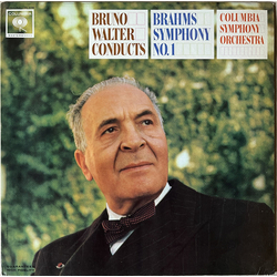 Johannes Brahms / Bruno Walter / Columbia Symphony Orchestra Symphony Nr. 1 Vinyl LP USED
