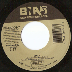 Lonestar (3) Smile / Amazed Vinyl 7" USED