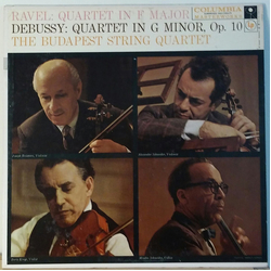 Maurice Ravel / Claude Debussy / Budapest String Quartet Quartet In F Major / Quartet In G Minor, Opus 10 Vinyl LP USED