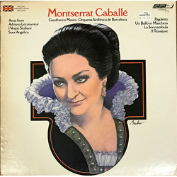 Montserrat Caballé / Gianfranco Masini / Orquestra Simfónica De Barcelona Arias From Adriana Lecouvreur / I Vespri Siciliani / Suor Angelica / Rigolet