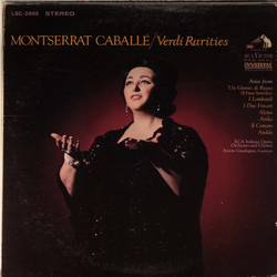 Montserrat Caballé / RCA Italiana Opera Orchestra / RCA Italiana Opera Chorus / Anton Guadagno Verdi Rarities Vinyl LP USED