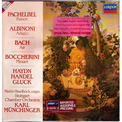 Johann Pachelbel / Tomaso Albinoni / Johann Sebastian Bach / Luigi Boccherini / Joseph Haydn / Georg Friedrich Händel / Christoph Willibald Gluck / Ma
