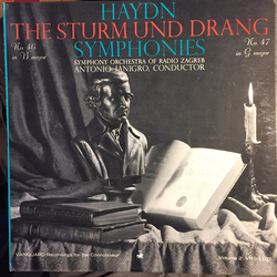 Joseph Haydn / Zagrebački Solisti / Antonio Janigro The Sturm Und Drang Symphonies Vol. 2 Vinyl LP USED
