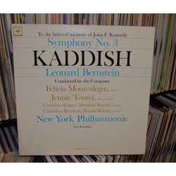 Leonard Bernstein / New York Philharmonic Symphony No. 3 Kaddish (First Recording) Vinyl LP USED