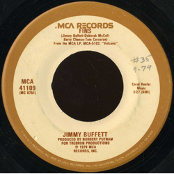 Jimmy Buffett Fins Vinyl 7" USED
