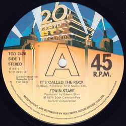 Edwin Starr It's Called The Rock Vinyl 12" USED