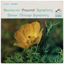 Ludwig van Beethoven / Fritz Reiner / Chicago Symphony Orchestra "Pastoral" Symphony Vinyl LP USED