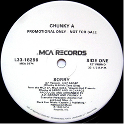 Chunky A Sorry Vinyl 12" USED