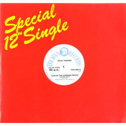 Nicky Thomas Love Of The Common People Vinyl 12" USED