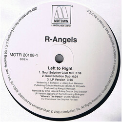 R Angels Left To Right VINYL 12" USED