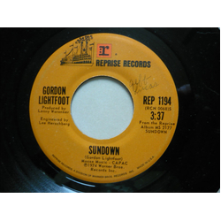Gordon Lightfoot Sundown Vinyl 7" USED