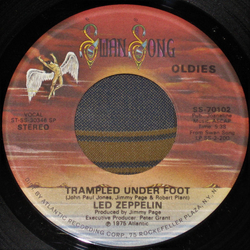 Led Zeppelin Trampled Under Foot Vinyl 7" USED