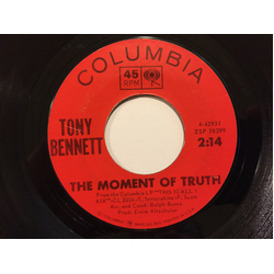 Tony Bennett The Moment Of Truth Vinyl 7" USED
