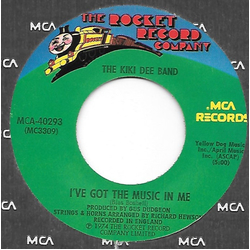 The Kiki Dee Band I've Got The Music In Me Vinyl 7" USED