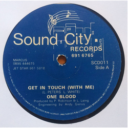 One Blood Get In Touch (With Me) Vinyl 12" USED