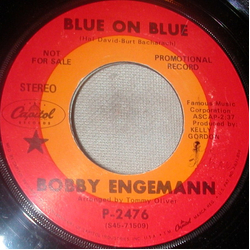Bob Engemann Blue On Blue / Sittin' Pretty Vinyl 7" USED