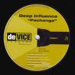 Deep Influence Pachanga / Asi (Like That) Vinyl 12" USED