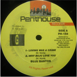 Buju Banton Loving Was A Crime Vinyl 12" USED