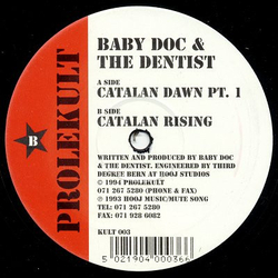 Baby Doc & The Dentist Catalan Dawn Pt.1 Vinyl 12" USED