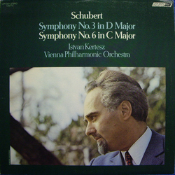 Franz Schubert / István Kertész / Wiener Philharmoniker Symphony No. 3 In D Major / Symphony No. 6 In C Major Vinyl LP USED