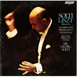 Franz Liszt / London Philharmonic Orchestra / Georg Solti Solti Liszt Volume Two: Les Préludes / Prometheus / Festklänge Vinyl LP USED