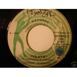 Derrick Harriott Slave Vinyl 7" USED