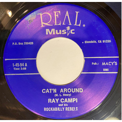 Ray Campi & His Rockabilly Rebels / Ray Campi / Tom Willett Cat'n Around Vinyl 7" USED