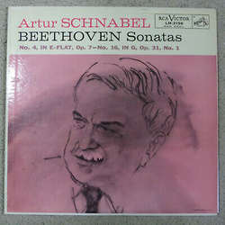 Artur Schnabel / Ludwig van Beethoven Sonatas No. 4 In E-flat, Op.  7 / No. 16 In G, Op. 31, No. 1 Vinyl LP USED