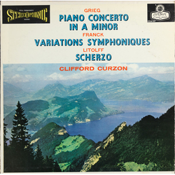 Edvard Grieg / César Franck / Henry Litolff / Clifford Curzon Piano Concerto In A Minor / Variations Symphoniques / Scherzo Vinyl LP USED