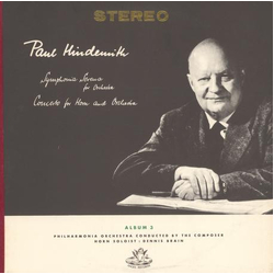 Paul Hindemith / Philharmonia Orchestra / Dennis Brain Symphonia Serena for Orchestra / Concerto for Horn and Orchestra Vinyl LP USED