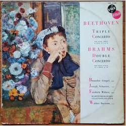 Bronislaw Gimpel / Joseph Schuster / Friedrich Wührer Beethoven - Triple Concerto, Brahms Double Concerto Vinyl LP USED