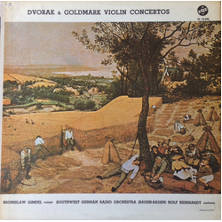 Antonín Dvořák / Karl Goldmark / Bronislaw Gimpel / Südwestfunkorchester Baden-Baden / Rolf Reinhardt Dvorak & Goldmark Violin Concertos Vinyl LP USED