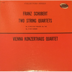 Franz Schubert / Wiener Konzerthausquartett Two String Quartets (No. 8 In B Flat Major, No. 9 In G Minor) Vinyl LP USED