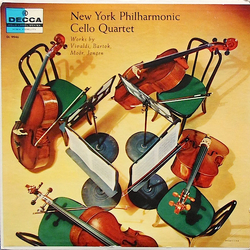New York Philharmonic Cello Quartet / Antonio Vivaldi / Béla Bartók / Emanuel Moór / Joseph Jongen Works By Vivaldi, Bartok, Moór, Jongen Vinyl LP USE