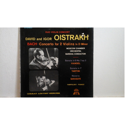 Johann Sebastian Bach / Giuseppe Tartini / Georg Friedrich Händel / Pablo de Sarasate / David Oistrach / Igor Oistrach / Moscow Chamber Orchestra / Vl