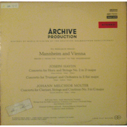 Joseph Haydn / Johann Melchior Molter Concerto For Horn And Strings No. 2 In D Major / Concerto For Trumpet And Orchestra In E Flat Major / Concerto F